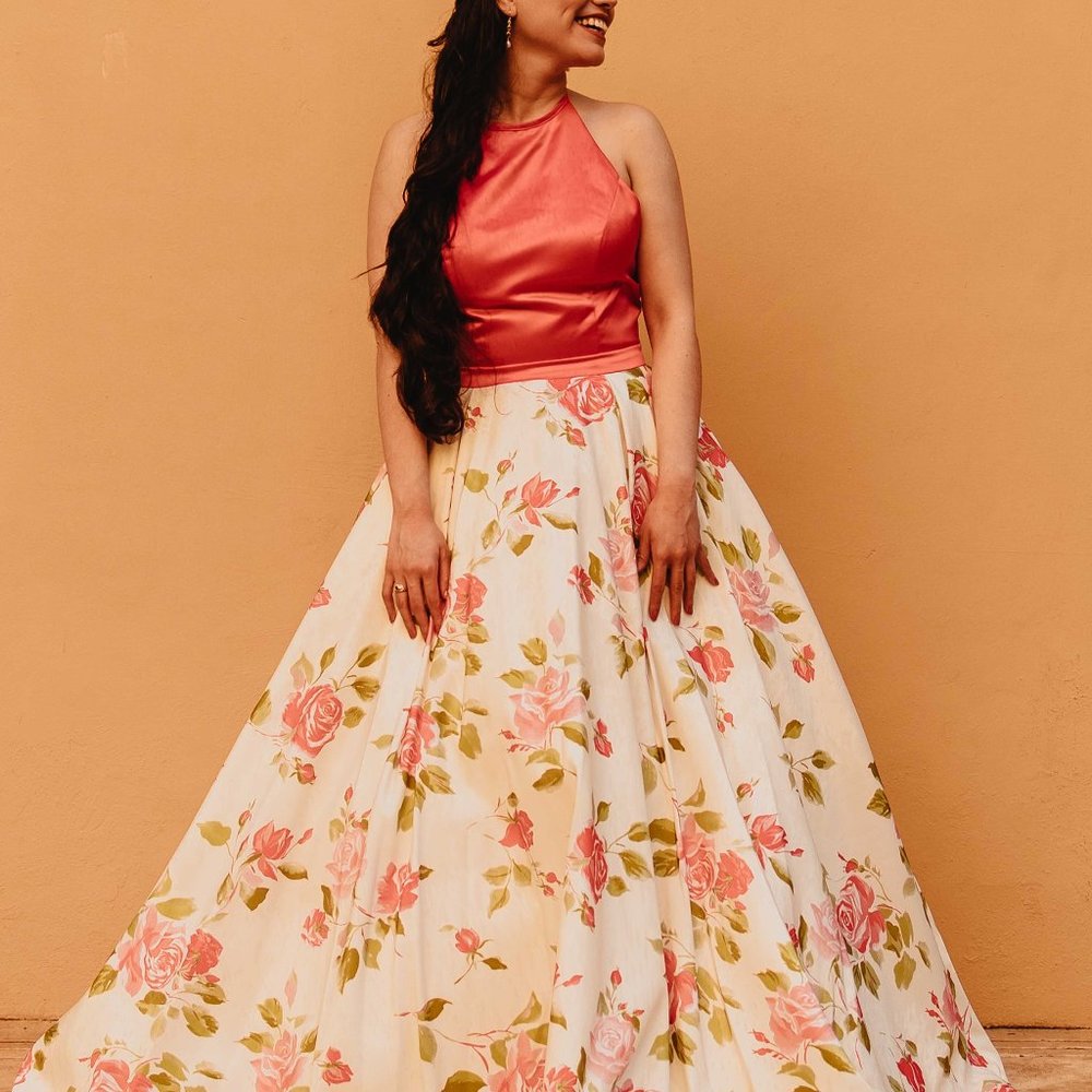 Sherri Hill Long Dress - Prom / Formal - Floral Ball Gown